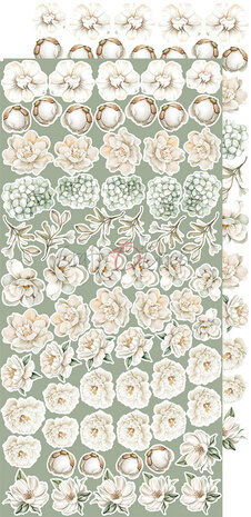 Craft O Clock Extras Set Flowers 15x30 cm Cherished Memories 250 grs 3x6 designs + 1 extra CC-C72-CHM-11