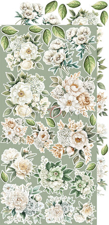 Craft O Clock Extras Set Flowers 15x30 cm Cherished Memories 250 grs 3x6 designs + 1 extra CC-C72-CHM-11