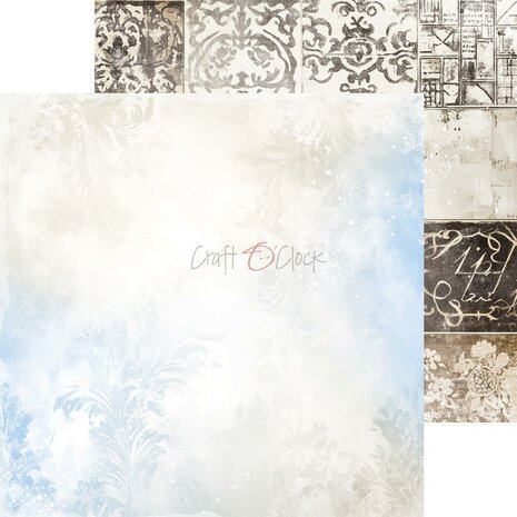 Craft O Clock Basic Paper Pack 20x20 cm Something Blue 250 grs 4x6 designs CC-F38-SBL-08