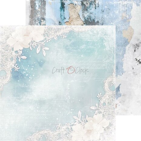 Craft O Clock Basic Paper Pack 20x20 cm Something Blue 250 grs 4x6 designs CC-F38-SBL-08