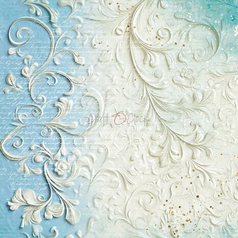 Craft O Clock Basic Paper Pack 20x20 cm Something Blue 250 grs 4x6 designs CC-F38-SBL-08