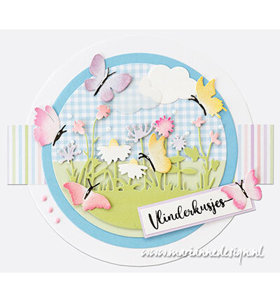 Marianne Design Craftable, Silhouette Flower meadow CR1684
