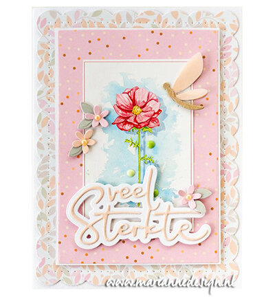 Marianne Design Knipvel A4, Single Flowers VK9621