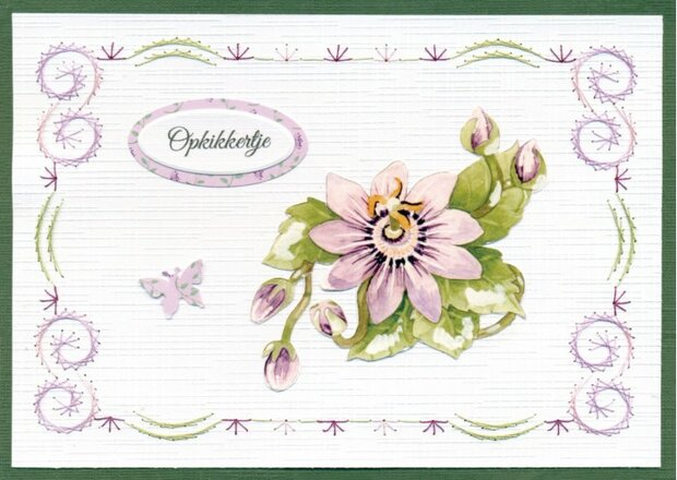 3D Push out Sheet - Precious Marieke - Purple Blossom - Amethyst