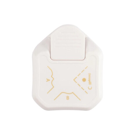 Vaessen Creative &bull; 3-in-1 Label Hoekpons Vintage