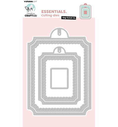 Studio Light Craftlab Cutting Die Tag Ticket XL Essentials nr.965 CCL-ES-CD965