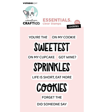 Studio Light Craftlab Clear Stamp Cookies Essentials nr.802 CCL-ES-STAMP802