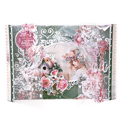 Studio Light &nbsp;JMA Cutting Die Frame &amp; Stems Sending You Love nr.962 JMA-SYL-CD962