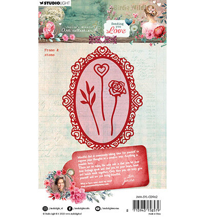 Studio Light &nbsp;JMA Cutting Die Frame &amp; Stems Sending You Love nr.962 JMA-SYL-CD962