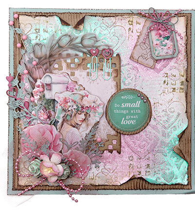 Studio Light JMA Stamp and Cutting dies Plaid ATC Sending You Love nr.93 JMA-SYL-SCD93
