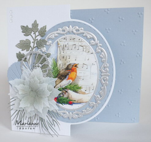 Marianne Design Creatable Anja&lsquo;s Vertical Folding Die - Ovaal LR0607