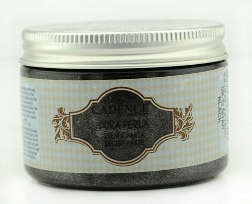 Cadence Dora Perla Met. Relief Pasta Zwart 150 ml