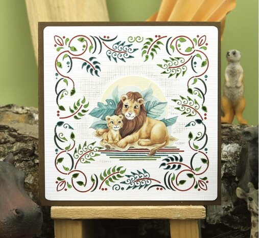 3D Push Out - Yvonne Creations - Young and Wild - Tiger