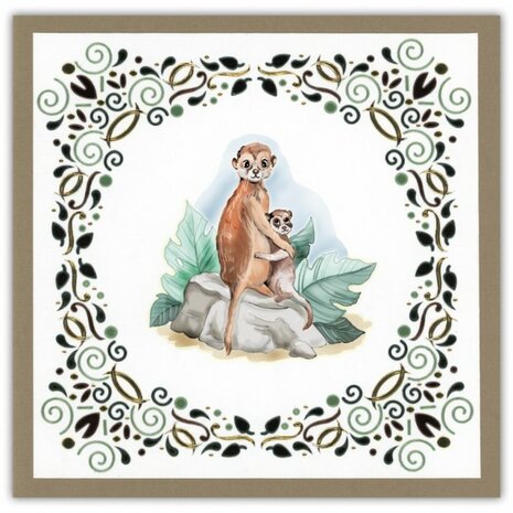 3D Push Out - Yvonne Creations - Young and Wild - Sloth