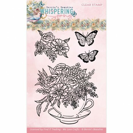 Clear Stamps - Berries Beauties -  Fl&uuml;sternder Fr&uuml;hling - Tee