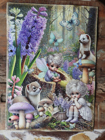 Art Journaling Set A4 nr 2 - Voorjaar.