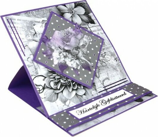 Paperpack - Berries Beauties - Black and White- A4 BBPPA410011
