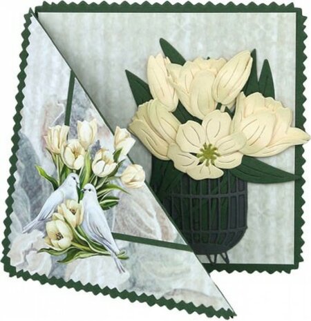 3D Cutting Sheet - Amy Design - Tulip Dreams - Romantic Tulips CD12291