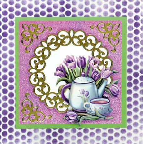3D Cutting Sheet - Amy Design - Tulip Dreams - Purple Tulips CD12294
