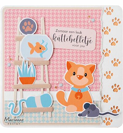 Marianne Design Die Cuts, Eline&#039;s cats VK9622