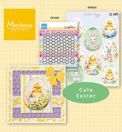 Marianne Design Knipvel A4, Easter eggs VK9620
