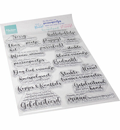 Marianne Desgin Clear Stamp, Kopjes &amp; Pootjes CS1170