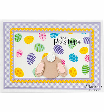 Marianne Design Mask stencil, 2 layer Easter eggs PS8182