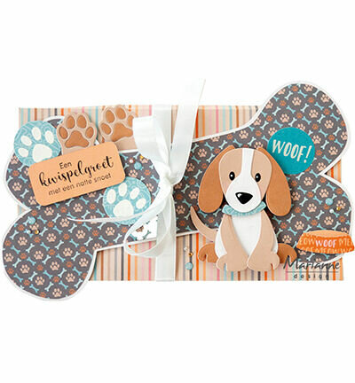 Marianne Desgin Craft stencils, Dog bone by Marleen PS8181