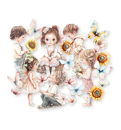 Dutch Doobadoo Collage Die-cuts Happy Spring 474.007.502