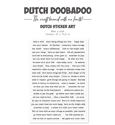 Dutch Doobadoo Dutch Sticker Happy Spring 1 491.200.035