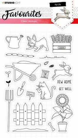 Studio Light Stamp A5 Favourites nr. 425&nbsp;&nbsp;STAMPSL425
