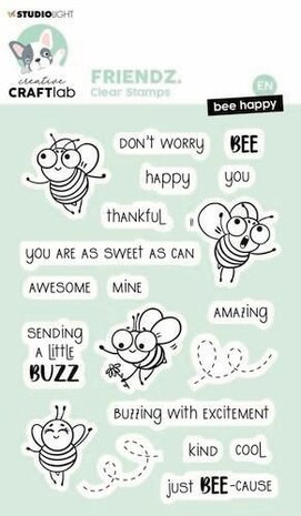 Studio Light Clear Stamp Friendz nr.434 CCL-FR-STAMP434 A6