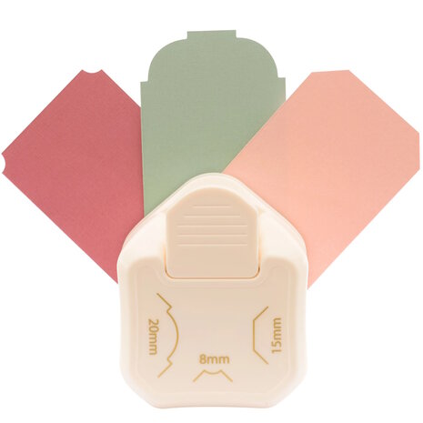 Vaessen Creative &bull; 3-in-1 Label Hoekpons 8-15-20mm