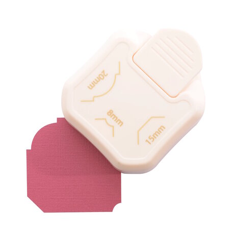 Vaessen Creative &bull; 3-in-1 Label Hoekpons 8-15-20mm