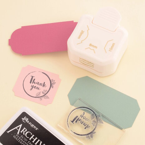 Vaessen Creative &bull; 3-in-1 Label Hoekpons 8-15-20mm