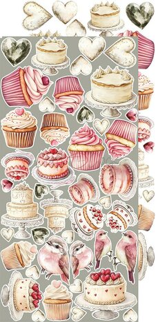 Craft O Clock Extras Set Emotions 15x30 cm Rose Emotions 250 grs 3x6 designs + 1 extra CC-C73-RE-12