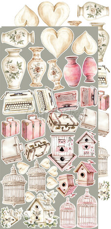 Craft O Clock Extras Set Emotions 15x30 cm Rose Emotions 250 grs 3x6 designs + 1 extra CC-C73-RE-12