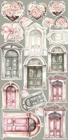 Craft O Clock Extras Set Emotions 15x30 cm Rose Emotions 250 grs 3x6 designs + 1 extra CC-C73-RE-12