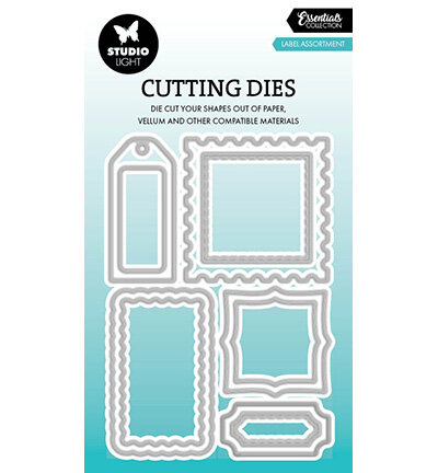 Studio Light Cutting Die Label Assortment Essentials nr.979 SL-ES-CD979