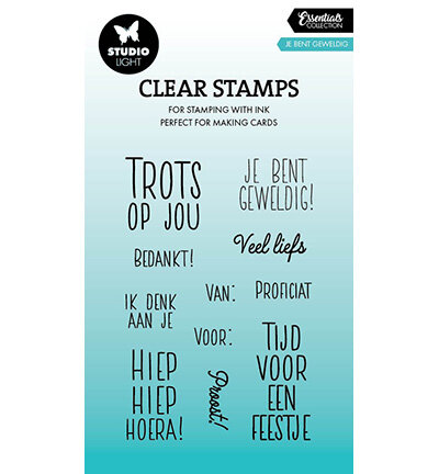 Studio Light Clear stamp Je bent geweldig Essentials nr.810 SL-ES-STAMP810