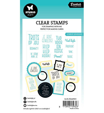 Studio Light Clear stamp Je bent geweldig Essentials nr.810 SL-ES-STAMP810
