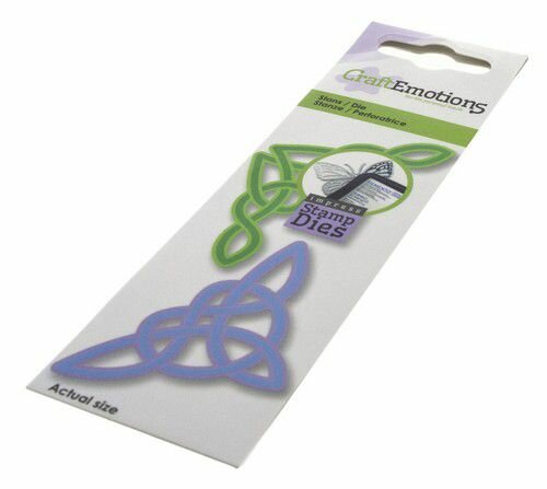 CraftEmotions Impress stamp Die - Corner Art Card 5x10cm