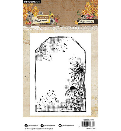 Studio Light Clear Stamp Tag florals Sweet Bee Memories nr.791 HE-SB-STAMP791