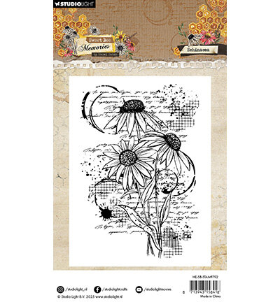 Studio Light Clear Stamp Echinacea Sweet Bee Memories nr.792 HE-SB-STAMP792