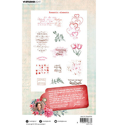 Studio Light JMA Clear stamps Romantic Elements Sending You Love nr.799 JMA-SYL-STAMP799