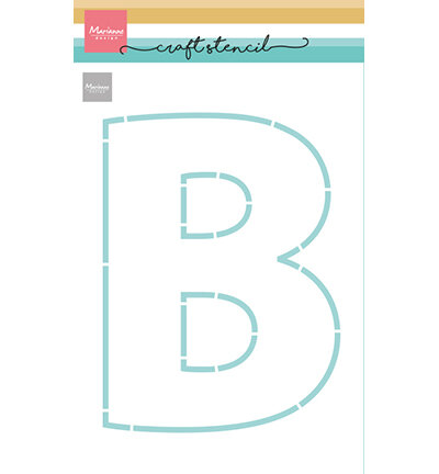 Marianne Design Craft stencils, Letter B PS8178