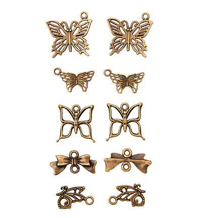 Studio Light Metal Charms Butterfly Consumables nr.02 SL-CO-CHARM02
