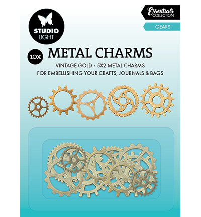 Studio Light Metal Charms Gears Consumables nr.03 SL-CO-CHARM03
