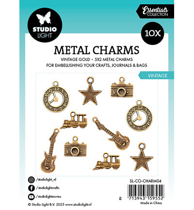 Studio Light Metal Charms Vintage Consumables nr.04 SL-CO-CHARM04