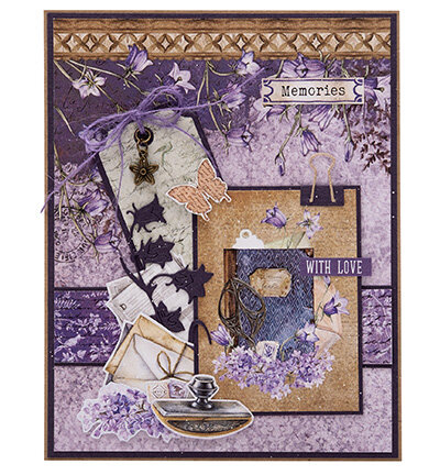 Studio Light Mixed Paper Pad Envelopes Diary of Dreams nr.296 SL-DD-MPP296